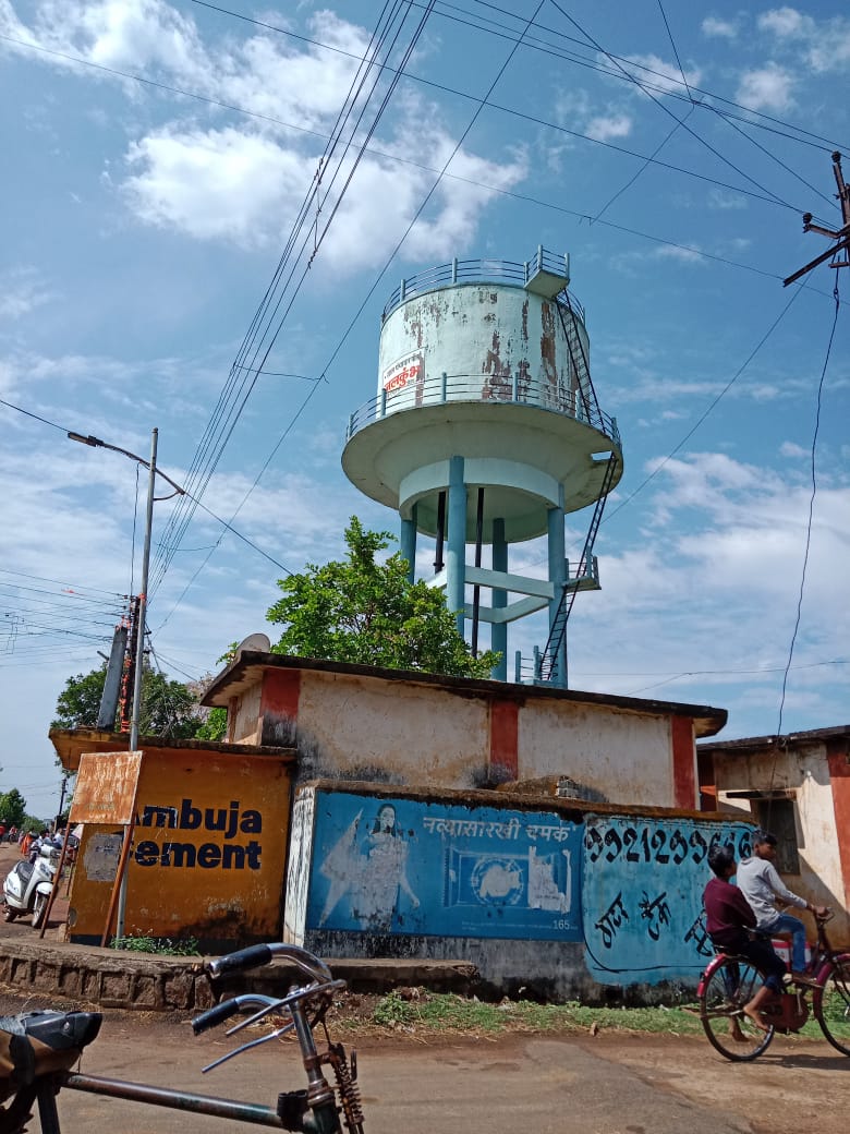 *पोर्ला- नळयोजना विहीर दुरस्ती व रंगरंगोटी कामात भ्रष्ट्राचार.पहिल्याच पावसात रंग नष्ट*